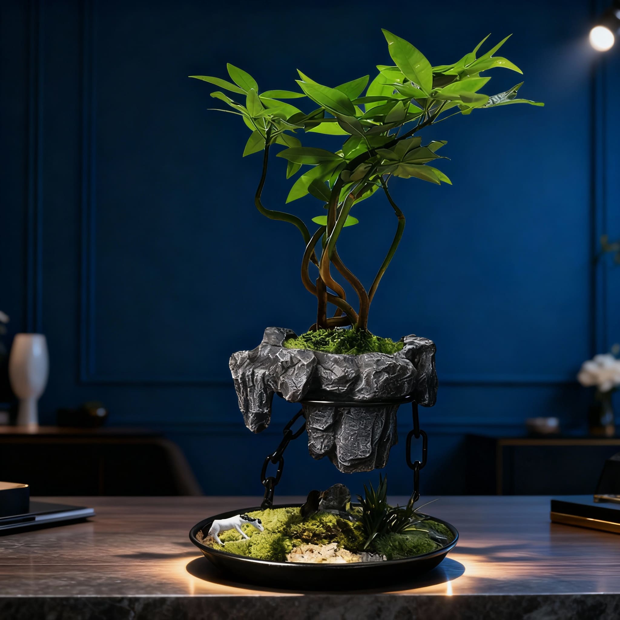 Hanging Support for Bonsai and Succulent Plants