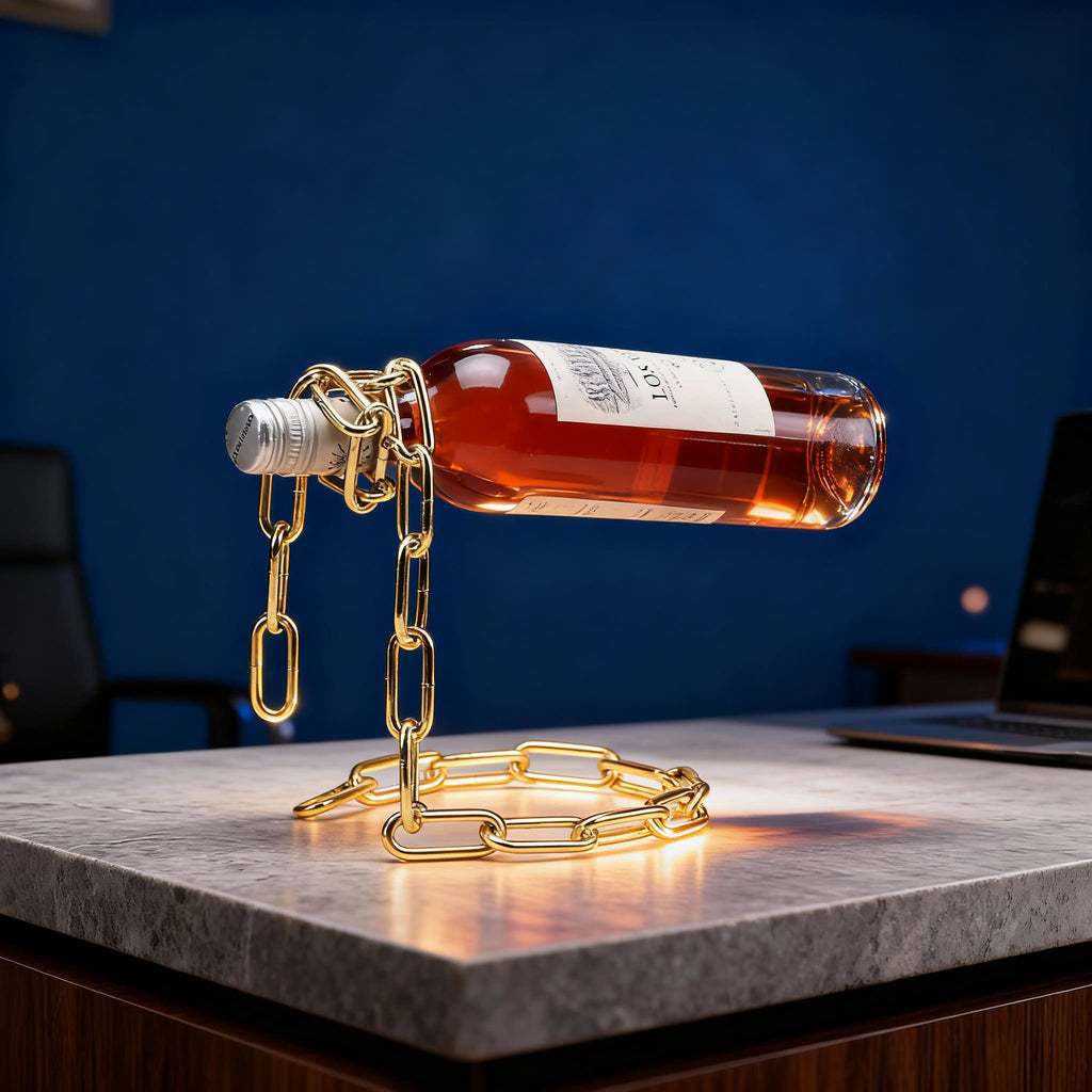 Modern, Creative, Illusionary Wine Bottle Holder