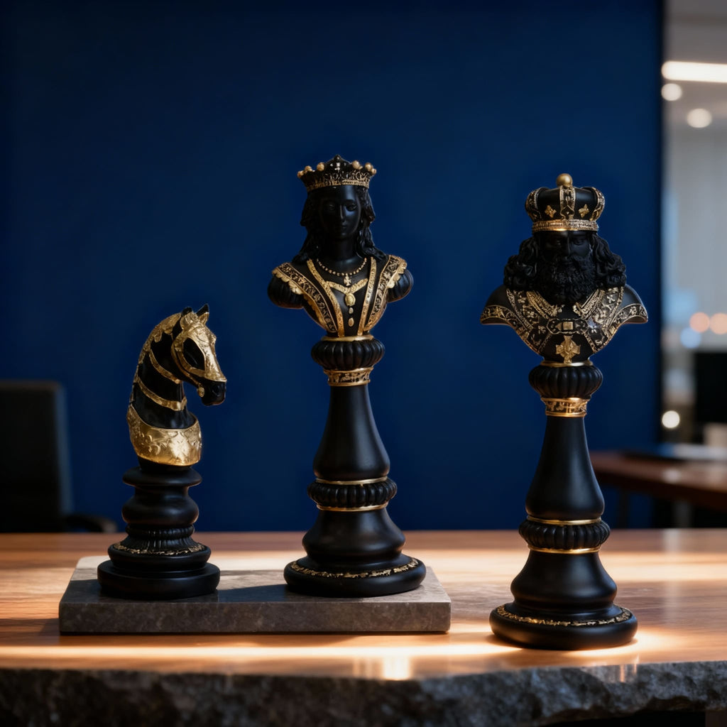 Decorative Chess Pieces for Executive Leadership Office