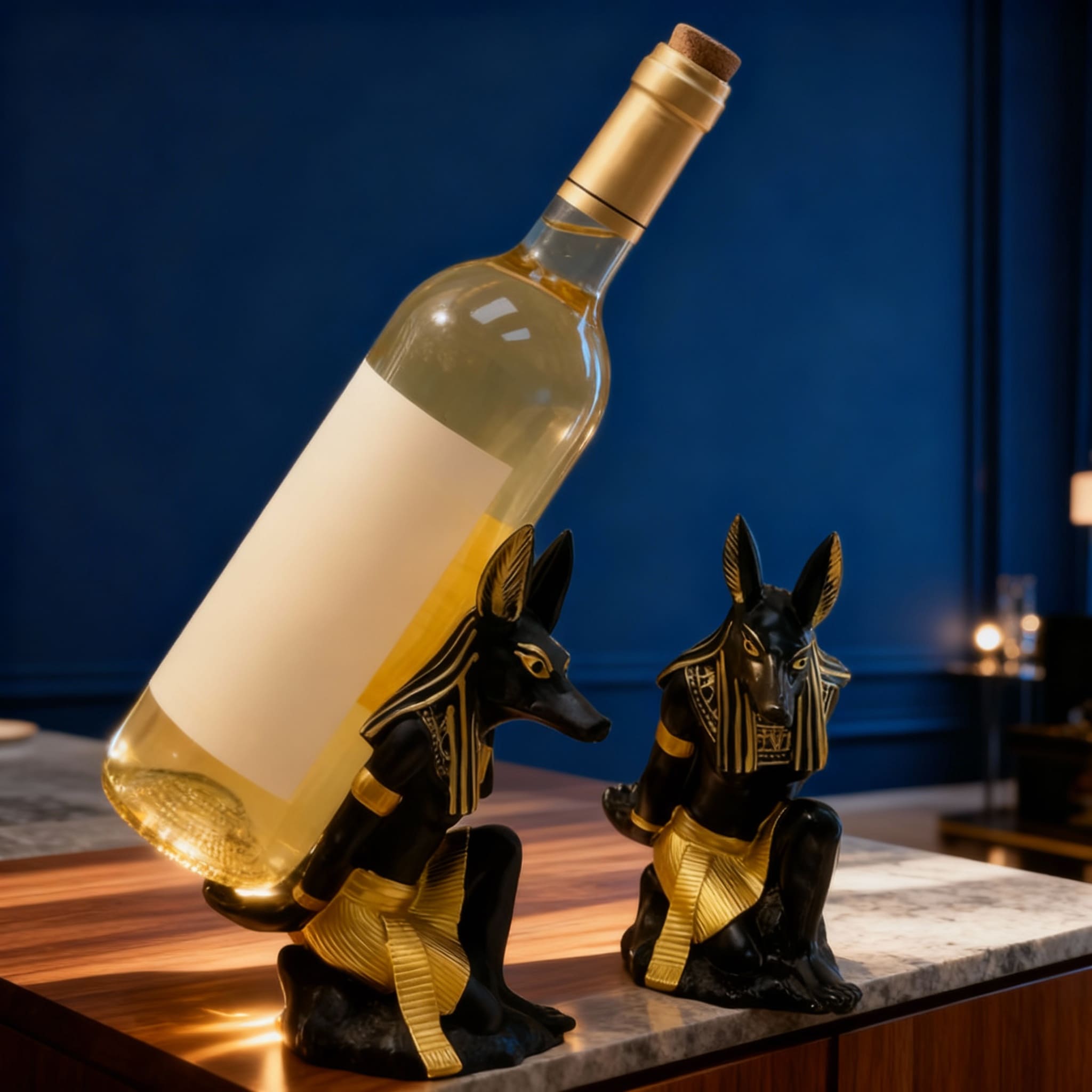 Creative and Luxurious Anubis Wine Rack