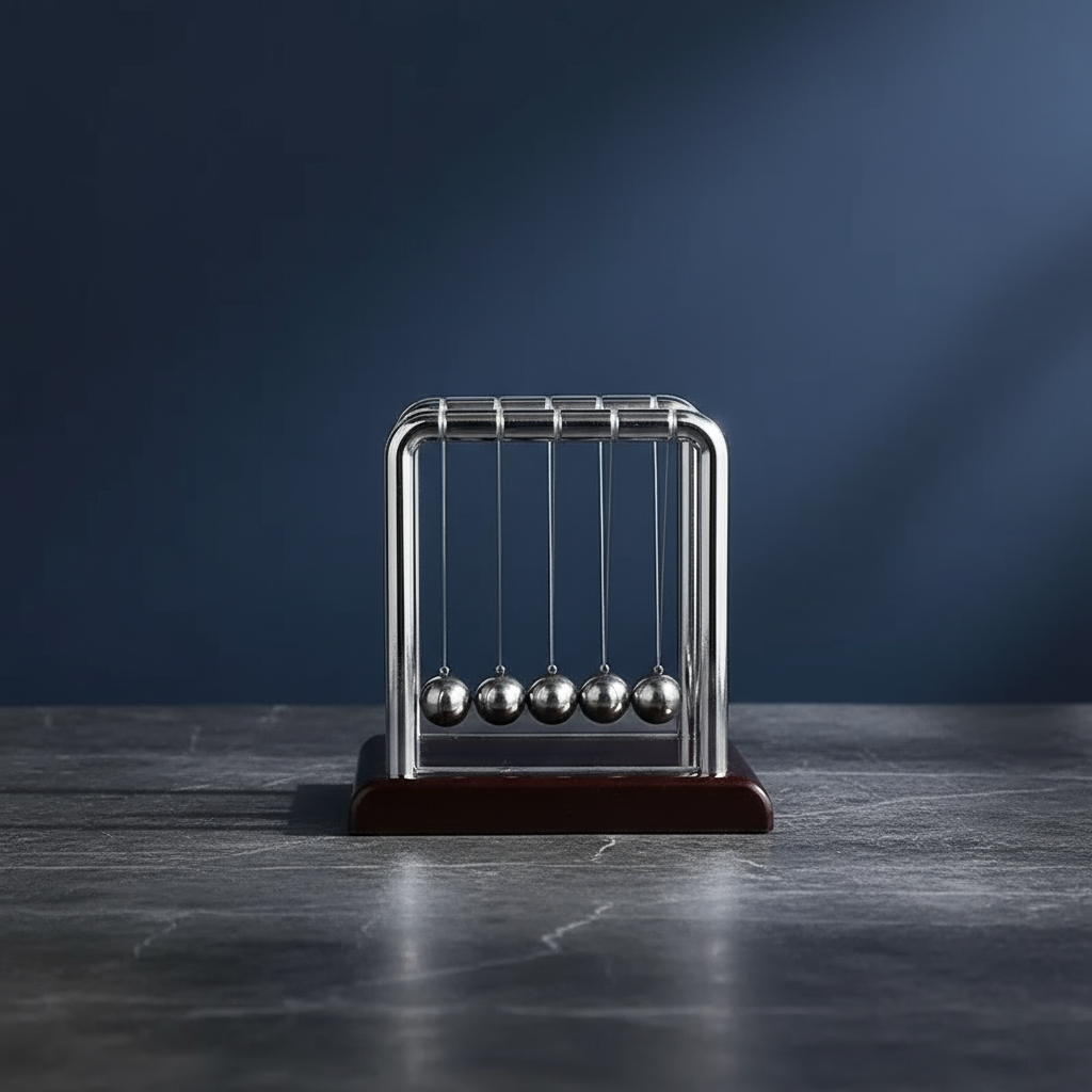 Classic Stainless Steel Newton's Pendulum for Decoration